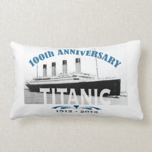 Coussin Rectangle Titanic descendant l'anniversaire de 100 ans
