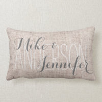 Toile de jute-comme personnalisez le cadeau de