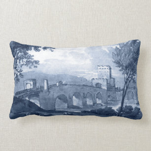Coussin Rectangle Toile pastoral - pont
