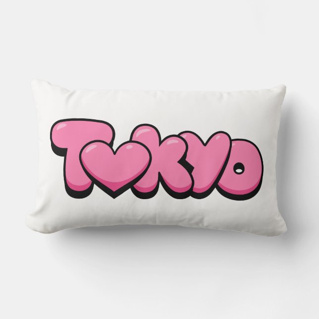 Coussin Rectangle Tokyo Love (Recto)