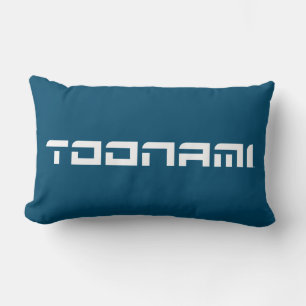 Coussin Rectangle Toonami Futuristic Font Logo