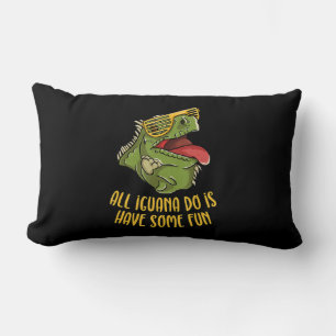 Coussin Rectangle Tous Iguana Do Is Have Some Fun - reptile et lézar