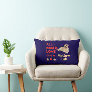 Coussin Rectangle Tout ce dont j'ai besoin, c'est d'AMOUR et d'un Co