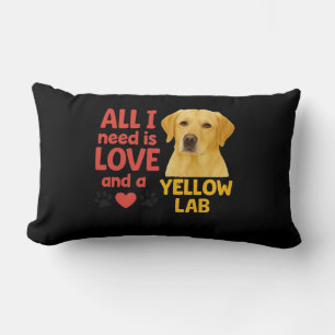 Coussin Rectangle Tout ce dont j'ai besoin, c'est d'AMOUR et d'un la