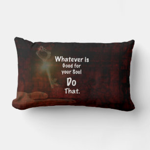 Coussin Rectangle Tout ce qui est bon pour votre Citation Motivation