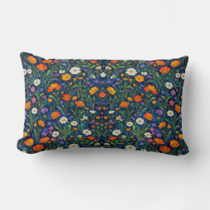 Coussin Rectangle Tout sur Floral coloré