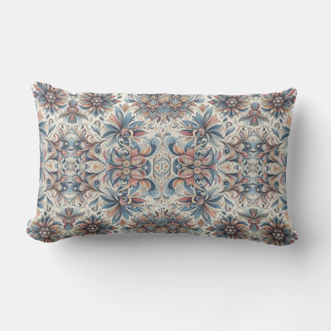 Coussin Rectangle Tout sur le design floral (Recto)