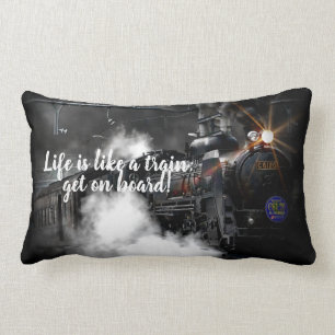 Coussin Rectangle Train à vapeur