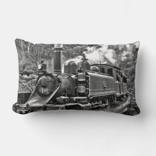 Coussin Rectangle Train à vapeur Black and White Heritage