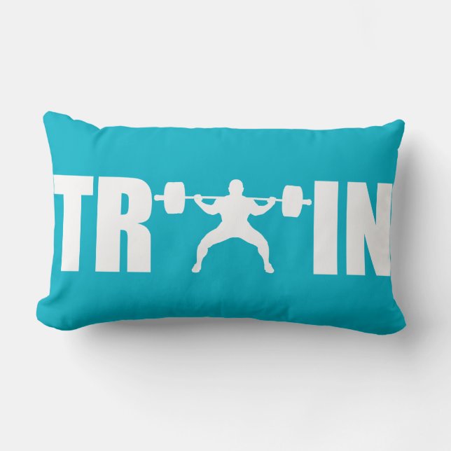 Coussin Rectangle TRAIN - Motivation Gym (Recto)