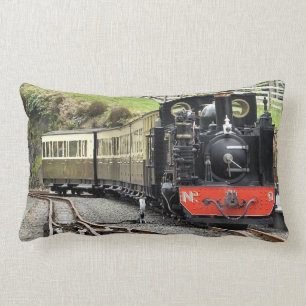 COUSSIN RECTANGLE TRAINS À VAPEUR
