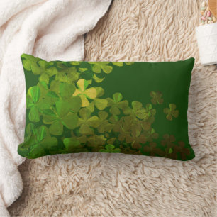 Coussin Rectangle Trèfle de la Saint-Patrick