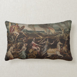 Coussin Rectangle Triumph de Mars, c.1570 (huile sur le panneau)