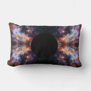 Coussin Rectangle Trou noir espace/galaxie