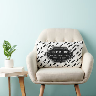 Coussin Rectangle Trou Personnalisé Dans Un Homme Cave GOLFER'S Lodg