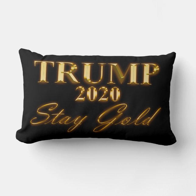 Coussin Rectangle TRUMP 2020 - Stay Gold (Recto)