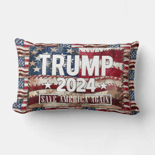 Coussin Rectangle Trump ! sauve à nouveau l'Amérique.