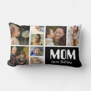 Coussin Rectangle Tu aimes maman   Photo Collage Texte manuscrit