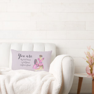 Coussin Rectangle Tu es ma meilleure maman amie