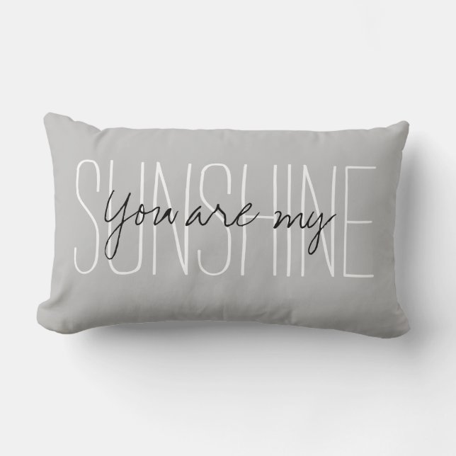 Coussin Rectangle Tu es mon Soleil (Recto)