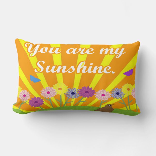 Coussin Rectangle Tu Es Mon Soleil Mignon (Recto)