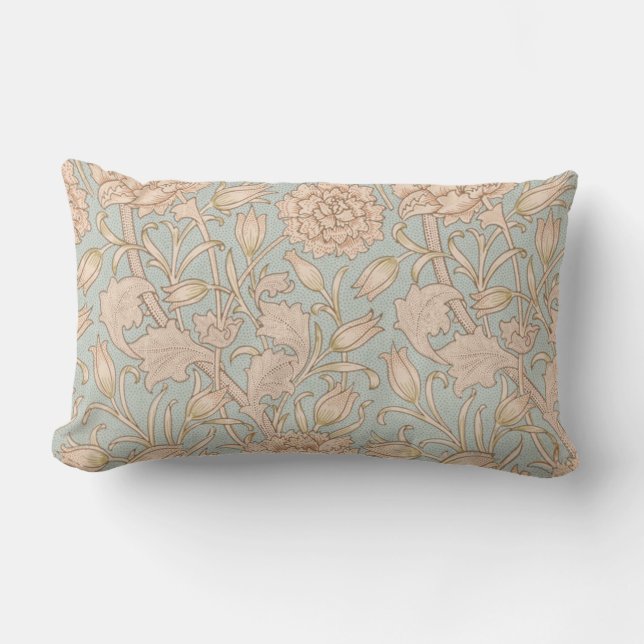 Coussin Rectangle Tulipe sauvage de William Morris, design floral (Recto)