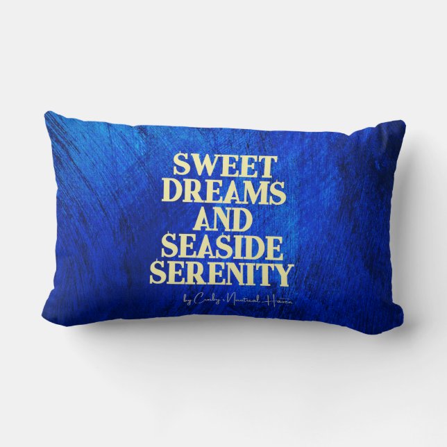 Coussin Rectangle Twin Marlin Throw Pillow (Verso)