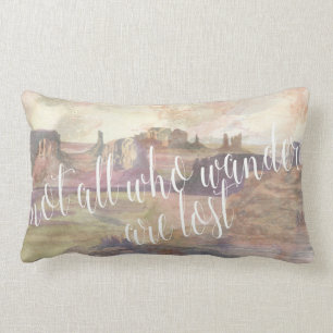 Coussin Rectangle Typographie d'aventure IV