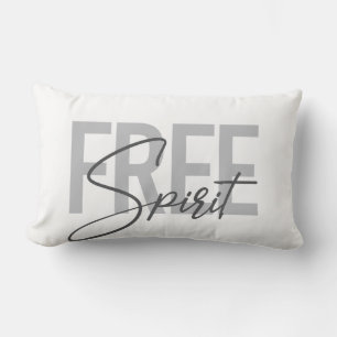 Coussin Rectangle Typographie moderne, simple et cool de Free Spirit