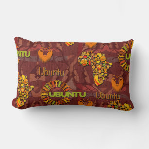 Coussin Rectangle Ubuntu - Je le suis parce que nous le sommes.