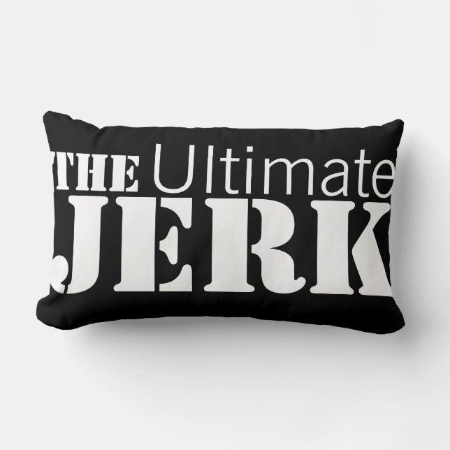 Coussin Rectangle Ultimate Jerk Funny Reversible (Recto)
