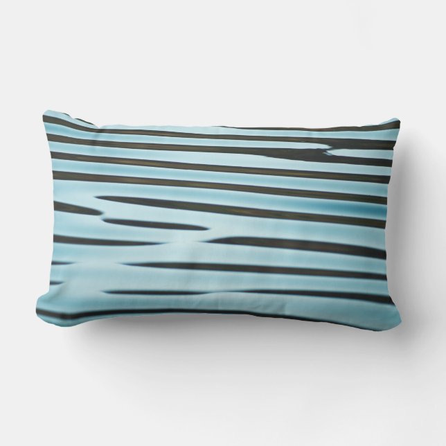 Coussin Rectangle Un arrière - plan abstrait onduleur fait d'eau (Recto)