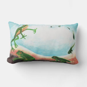 Coussin Rectangle Un cycle de vie étonnant d'une grenouille