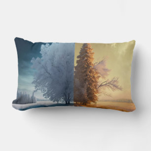 Coussin Rectangle Un jour en hiver