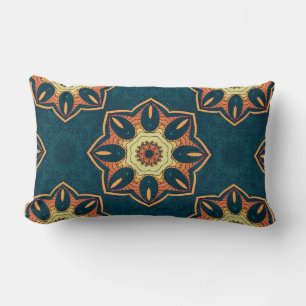 Coussin Rectangle Un motif sans couture ethnique avec mandala. illus