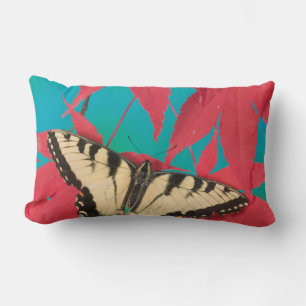 Coussin Rectangle Un papillon swallowtail tigre canadien