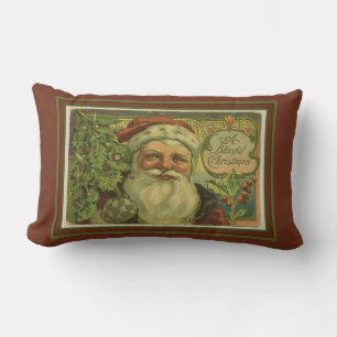Coussin Rectangle Un Père Noël de Noël Blissful