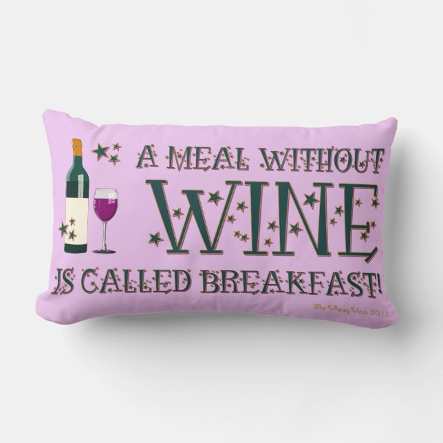 COUSSIN RECTANGLE UN REPAS SANS VIN... (Recto)