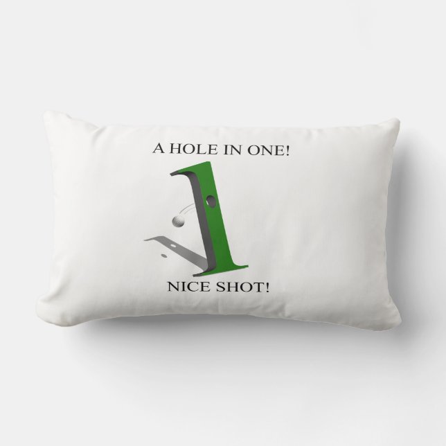 Coussin Rectangle Un Trou Dans Une Balle De Golf (Recto)