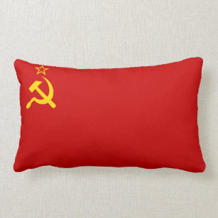 Coussin Rectangle Union soviétique faucille et marteau communiste