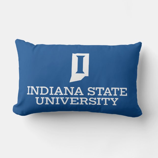 Coussin Rectangle Université d'État de l'Indiana (Recto)
