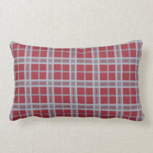 Coussin Rectangle Université d'État de Washington Cougar Tartan
