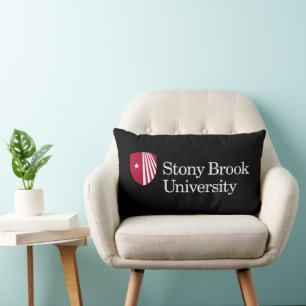 Coussin Rectangle Université Stony Brook Mot-symbole