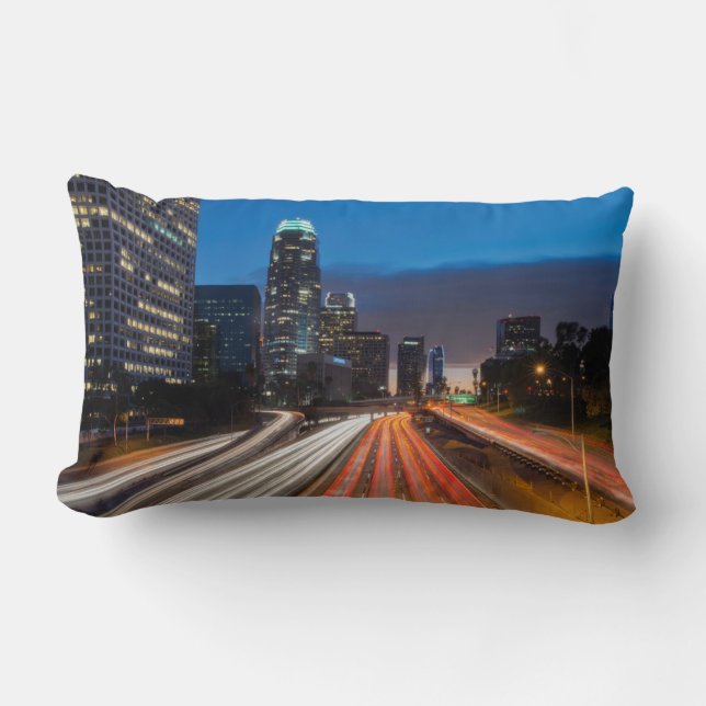 Coussin Rectangle USA, Californie, Los Angeles, 110 Freeway 2 (Recto)