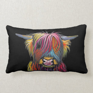 Coussin Rectangle Vache des montagnes écossaise "BRaVEHEaRT 2" par