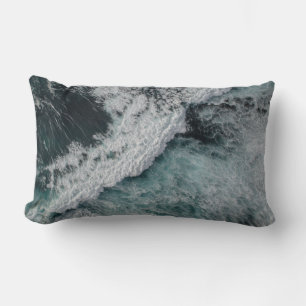 Coussin Rectangle vague océanique
