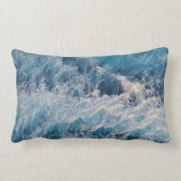 Vagues bleu océan