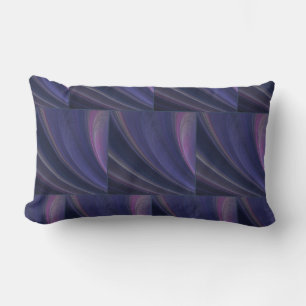 Coussin Rectangle Vagues de sable douces violettes