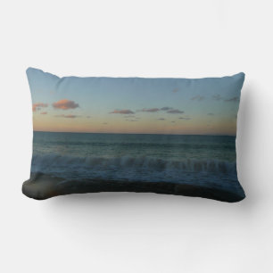 Coussin Rectangle Vagues s'écrasant au paysage de Sunset Beach