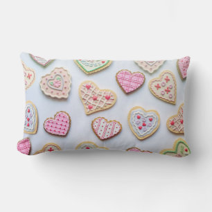 Coussin Rectangle Valentines Jour Bonbons Amour Coeurs